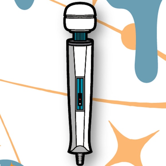 NWT Hitachi Magic Wand vibe enamel pin - Picture 3 of 4